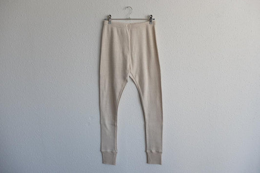 yohaku茶綿サーマルレギンス｜キナリ｜unisex 2 size