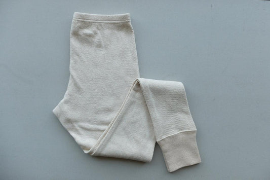 yohaku茶綿サーマルレギンス｜キナリ｜unisex 2 size